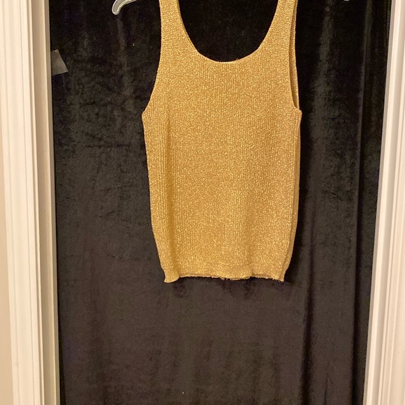 Creazioni effeci Woman’s top, size L, Gold metallic - Picture 1 of 3